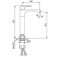 Смеситель для раковины Frap H71-9 F1071-29 Оружейная сталь — фото 8, Смесители для раковины