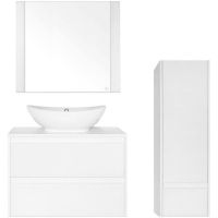 Товар: Тумба под раковину Style Line Монако 80 Люкс Plus подвесная Осина белая Белый Лакобель арт-ЛС-00000634 - фото 4 Тумба под раковину Style Line Монако 80 Люкс Plus подвесная Осина белая Белый Лакобель арт-ЛС-00000634 — фото 4, Тумбы под раковину