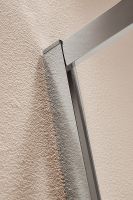 Душевой уголок Cezares Eco 120x90 ECO-O-RH-2-120/90-P-Cr профиль Хром стекло рифленое — фото 7, Асимметричные душевые уголки