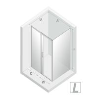 Товар: Душевой уголок New Trendy Prime Chrome 140х100 L D-0306A/D-0125B профиль Хром стекло прозрачное - фото 8 Душевой уголок New Trendy Prime Chrome 140х100 L D-0306A/D-0125B профиль Хром стекло прозрачное — фото 8, Душевые уголки