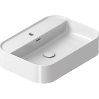 Раковина Ravak Ceramic Slim Shelf R 55 XJX01155005 Белая — фото 1, Раковины накладные