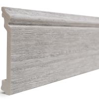 Плинтус Decor-Dizayn 701-89SH 2400x16x100 мм — фото 1, Плинтуса напольные