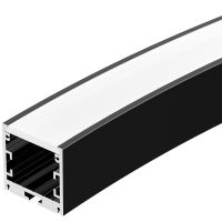 Профиль алюминиевый Arlight Arc 025514 накладной для радиусных светильников Черный — фото 1, Профили для светодиодных лент