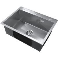 Товар: Кухонная мойка Ulgran Steel US 600-001 Брашированная сталь - фото 2 Кухонная мойка Ulgran Steel US 600-001 Брашированная сталь — фото 2, Кухонные мойки