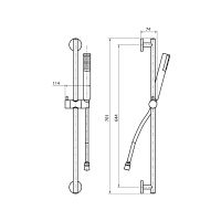 Товар: Душевой гарнитур Koller Pool Round RNSR01 Хром - фото 2 Душевой гарнитур Koller Pool Round RNSR01 Хром — фото 2, Душевое оборудование. Душевая программа