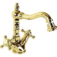 Смеситель для биде Cezares Golf-BS2-03/24 Золото 24 карат — фото 1, Смесители для биде