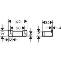 Товар: Двойной крючок Hansgrohe AddStoris 41755990 Полированное золото - фото 7 Двойной крючок Hansgrohe AddStoris 41755990 Полированное золото — фото 7, Крючки для полотенец
