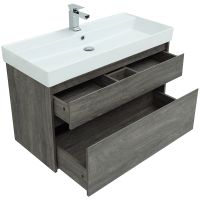 Товар: Тумба под раковину Aquanet Nova Lite 100 242582 подвесная Дуб рошелье - фото 3 Тумба под раковину Aquanet Nova Lite 100 242582 подвесная Дуб рошелье — фото 3, Тумбы под раковину