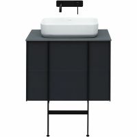 Тумба под раковину Allen Brau Reality 70 1.32004.AM подвесная Антрацит матовый — фото 25, Тумбы под раковину