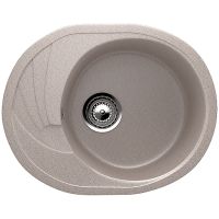 Кухонная мойка Ulgran Classic U-403-302 Песочная — фото 1, Кухонные мойки