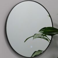 Зеркало Fixsen Led 70 FX-1070F с подсветкой Графит с сенсорным выключателем и диммером — фото 1, Зеркала в ванную комнату