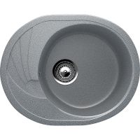 Кухонная мойка Ulgran Classic U-403-309 Темно-серая — фото 1, Кухонные мойки