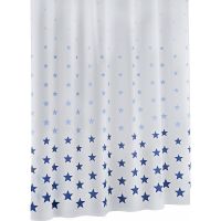 Штора для ванны Ridder Stella 180х200 32623 Синяя — фото 1, Шторы для ванной