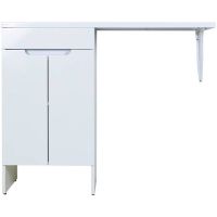 Тумба под раковину Orange Sistema 110 STD-50TUW Белая — фото 1, Тумбы под раковину