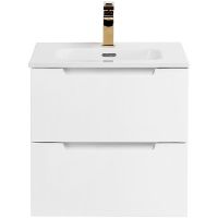 Тумба под раковину BelBagno Etna 50 ETNA-500-2C-SO-BO подвесная Bianco Opaco — фото 1, Тумбы под раковину