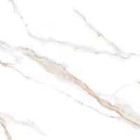 Керамогранит Ceradim Calacatta Sharp Gold белый полированный 60х60 см — фото 5, Керамогранит