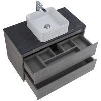 Тумба под раковину BelBagno Kraft 100 KRAFT-1000-2C-SO-CG подвесная Cemento Grigio — фото 19, Тумбы под раковину