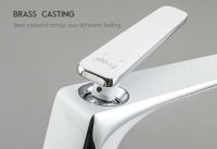 Смеситель для раковины Frap H58 F1058 Белый Хром — фото 4, Смесители для раковины