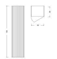 Шкаф пенал Boheme Armadi Art Monaco 35 868-BG подвесной Черный глянец Золото — фото 4, Мебель для ванной