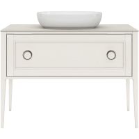 Тумба под раковину Kerama Marazzi Plaza Classic Neo 120 PL.CN.120.1+1\WHT.M Белая матовая — фото 1, Тумбы под раковину