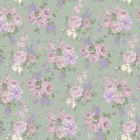 Обои Milassa Joli Joli3 005 Флизелин (1*10,05) Розовый/Зеленый, Цветы — фото 1, Обои для стен