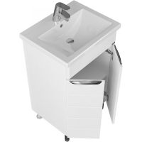 Тумба под раковину СанТа Родос 50 206011 Белая — фото 3, Тумбы под раковину