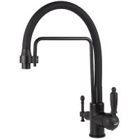 Смеситель для кухни Viko V-5612 Черный матовый — фото 1, Смесители для кухни