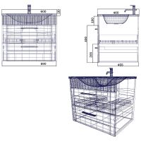 Тумба с раковиной SanVit Турин-2 60 kturin2060 подвесная Белая — фото 14, Тумбы с раковиной