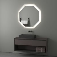 Товар: Зеркало Evoform Ledshine 100x100 с подсветкой 32 W - сенсорный выключатель - нейтральный белый свет арт-BY 2607 - фото 3 Зеркало Evoform Ledshine 100x100 с подсветкой 32 W - сенсорный выключатель - нейтральный белый свет арт-BY 2607 — фото 3, Зеркала в ванную комнату