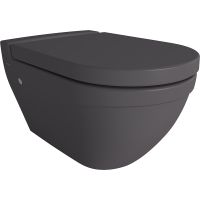 Унитаз Bocchi Taormina Arch 1012-020-0129 подвесной Антрацит матовый без сиденья — фото 1, Унитазы
