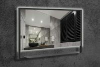 Зеркало Boheme Armadi Art Vallessi 100 552/2 с подсветкой Антрацит с сенсорным выключателем — фото 3, Мебель для ванной