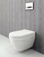 Товар: Унитаз Bocchi Taormina Arch 1012-001-0129 подвесной Белый глянцевый без сиденья - фото 3 Унитаз Bocchi Taormina Arch 1012-001-0129 подвесной Белый глянцевый без сиденья — фото 3, Унитазы