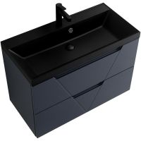 Тумба под раковину BelBagno Vittoria 100 подвесная Grigio Opaco арт-VITTORIA-1000-2C-SO-GO-P — фото 4, Тумбы под раковину