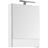 Зеркальный шкаф Aquanet Верона 50 L 207763 подвесной Белый — фото 2, Зеркальные шкафы в ванную