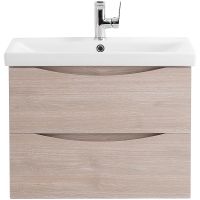 Тумба под раковину BelBagno Marino-Cer 70 MARINO-CER-700-2C-SO-RG-P подвесная Rovere Grigio — фото 1, Тумбы под раковину