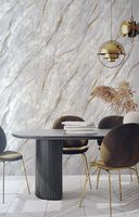 Обои Alessandro Allori Rebecca 15010-5 Винил на флизелине (1,06*10,05) Бежевый/Серебряный, Под камень — фото 2, Обои для стен