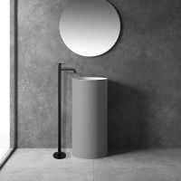 Товар: Смеситель для раковины Abber Wasser Kreis AF8140B Черный матовый - фото 2 Смеситель для раковины Abber Wasser Kreis AF8140B Черный матовый — фото 2, Смесители напольные