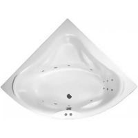 Акриловая ванна Excellent Konsul 150x150 WAEX.KON15.LINE.CR с гидромассажем — фото 1, Ванны