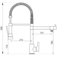 Смеситель для кухни BRNOU BR-706 Белый — фото 7, Смесители