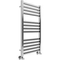 Водяной полотенцесушитель Terminus Грета П13 500х1000 4670078530585 Хром, нижнее подключение, G 1/2" ВР, с комплектом вентилей — фото 1, Водяные полотенцесушители