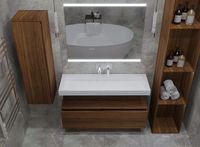 Раковина Boheme Armadi Art Flat 100 859-100 Белая — фото 3, Раковины