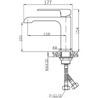 Смеситель для раковины Agger Magic Хром арт-A3012100 — фото 9, Смесители для раковины