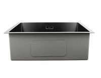 Кухонная мойка Kaiser 58 KSM-5845 Вороненая сталь — фото 3, Кухонные мойки