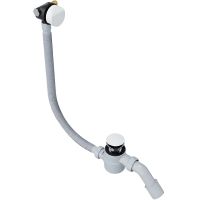 Слив-перелив Excellent Hover 60/80/100 ARIN.3410WH click-clack с наливом Белый глянцевый — фото 1, Сливы-переливы