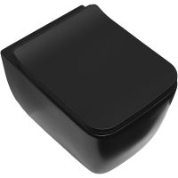 Унитаз Allen Brau Liberty 2 4.33007.31 подвесной Черный матовый без сиденья — фото 4, Подвесные унитазы