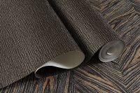 Обои Артекс Dieter Langer Fusion 10442-05 Винил на флизелине (1,06*10,05) Черный/Серебряный, Рогожка — фото 2, Обои для стен