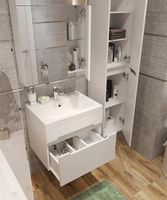 Товар: Зеркальный шкаф DIWO Коломна 60 KOL.Z.60/P/W с подсветкой Белый - фото 4 Зеркальный шкаф DIWO Коломна 60 KOL.Z.60/P/W с подсветкой Белый — фото 4, Мебель для ванной