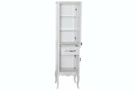 Товар: Шкаф пенал ASB-Woodline Модерн 40 11256 Белый с патиной Серебро - фото 2 Шкаф пенал ASB-Woodline Модерн 40 11256 Белый с патиной Серебро — фото 2, Мебель для ванной