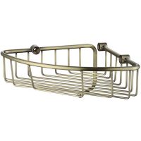 Полка корзина Kaiser KH-5011 угловая Бронза — фото 1, Полки для ванной и душа