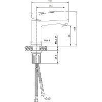 Товар: Смеситель для раковины Olive's Tieso 26100TSB Оружейная сталь - фото 2 Смеситель для раковины Olive's Tieso 26100TSB Оружейная сталь — фото 2, Смесители